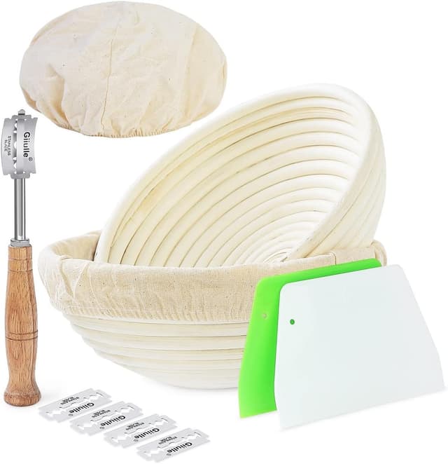 Imagen de Wwyybfk Banneton Bread Proofing Basket 9.8" 🥖 en OfertitasTOP