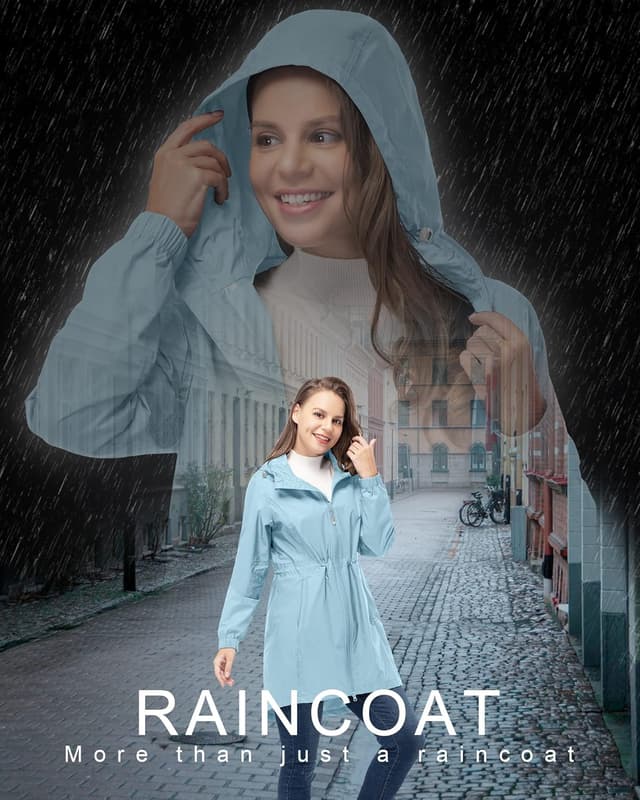 Detalle 2 de 33,000ft waterproof rain jacket 5,000mm