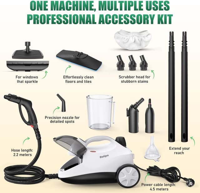 Detalle de Rolipo Steam Cleaner 4 bar, 2000W