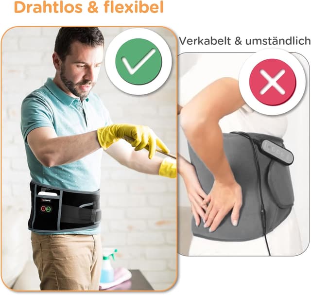 Thumbnail 6 de Comfytemp Wärmegürtel 25Wh Akku – Heizgürtel für Rücken 🌡