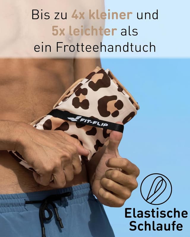 Detalle 1 de Fit-Flip Strandtuch 200 x 90 cm XXL