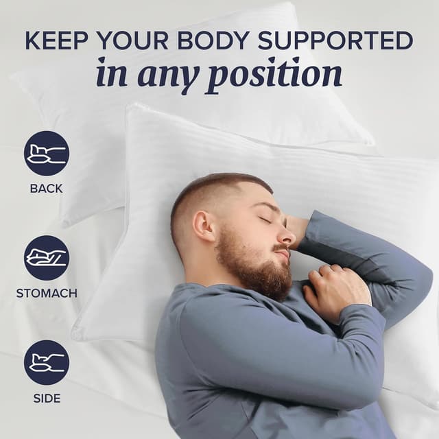 Thumbnail 6 de Beckham Hotel Collection King Pillows 2-Pack