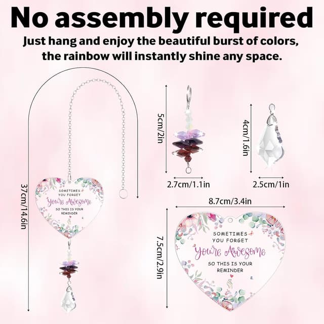 Thumbnail 5 de Crystal Suncatcher Thank You Gift