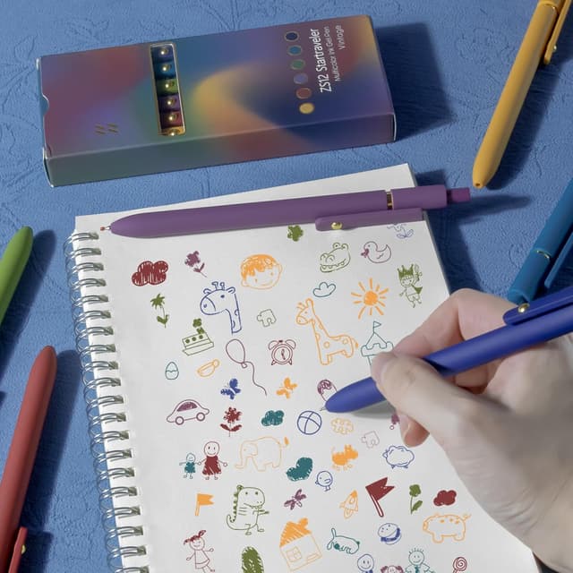 Detalle 1 de UIXJODO Gelstifte 6 Stück Gold Vintage