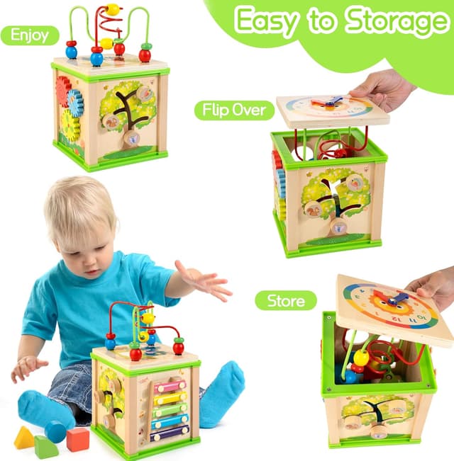 Thumbnail 5 de WOODMAM 7-in-1 Activity Cube