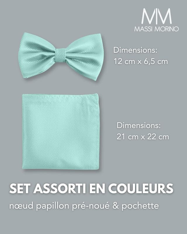 Detalle 2 de Massi Morino nœud papillon réglable