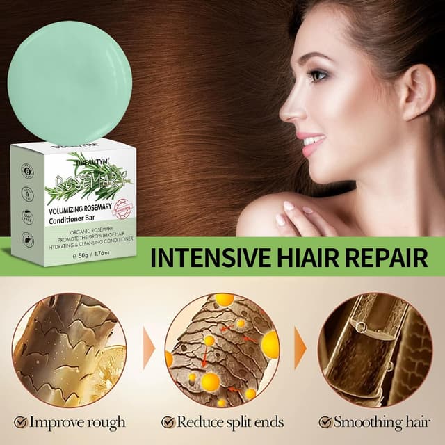 Detalle de DBEAUTYM Rosemary Shampoo Bar 2 Pack