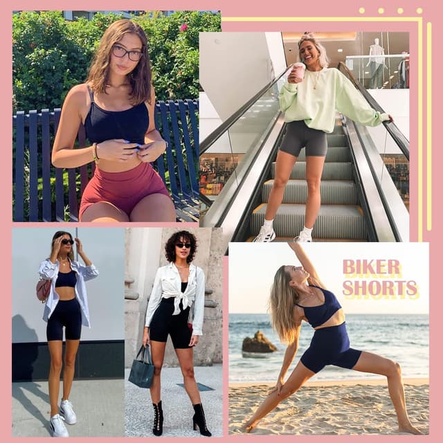 Thumbnail 5 de FULLSOFT Biker Shorts 5" High Waisted