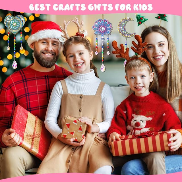 Thumbnail 6 de DIY Diamond Wind Chimes Craft Kit for Kids