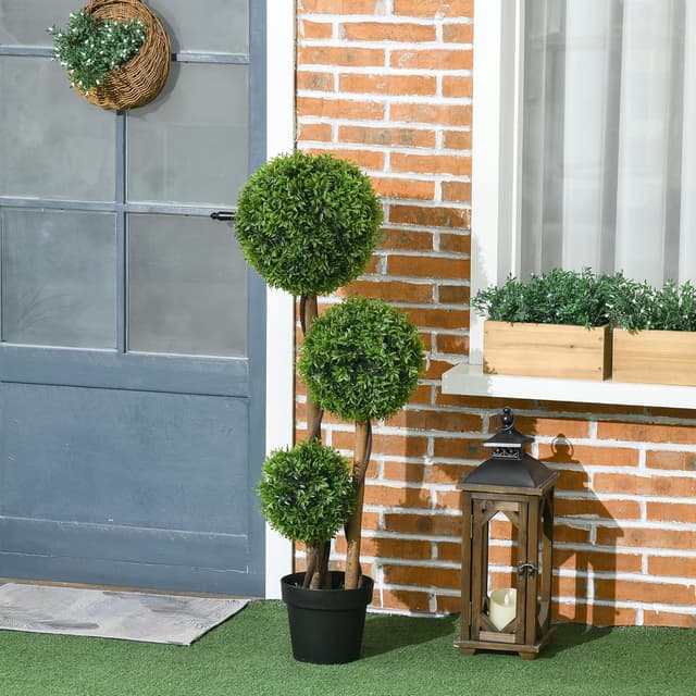 Thumbnail 2 de HOMCOM Arbre artificiel buis 110 cm