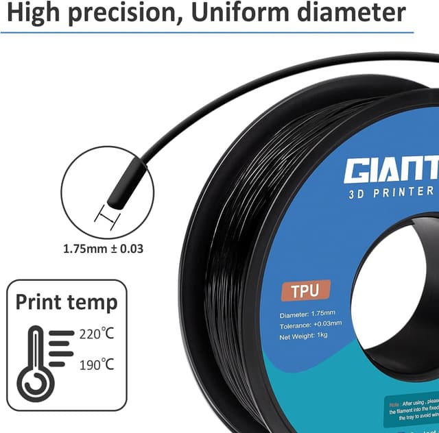 Detalle de GIANTARM TPU Filament 1,75 mm 1 kg đź–¨