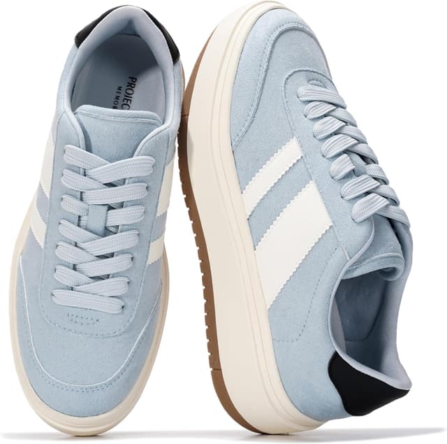 Detalle de Project Cloud Platform Sneakers for Women (Nita) — Lightweight Memory Foam Insole & Non-Slip Fashion Sneakers