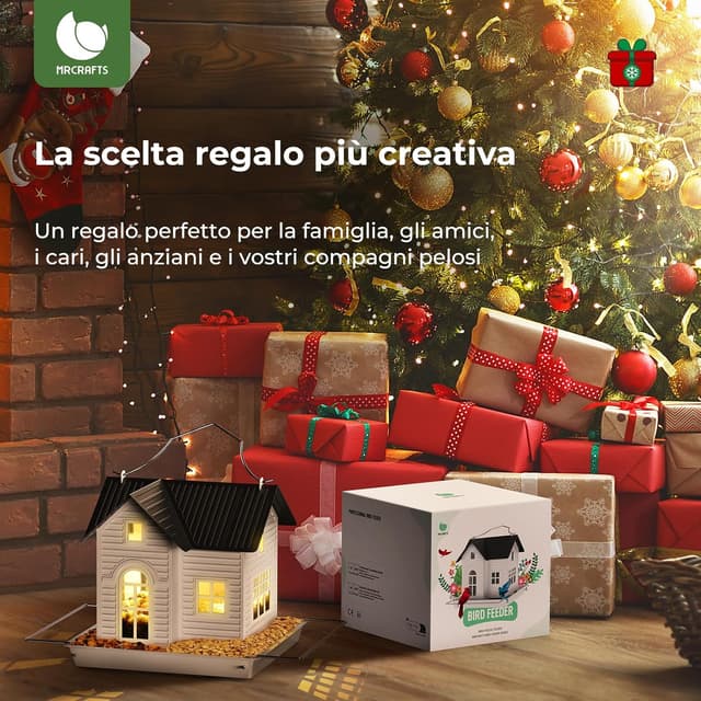 Thumbnail 4 de MRCRAFTS Mangiatoia per Uccelli Esterno 2 scomparti