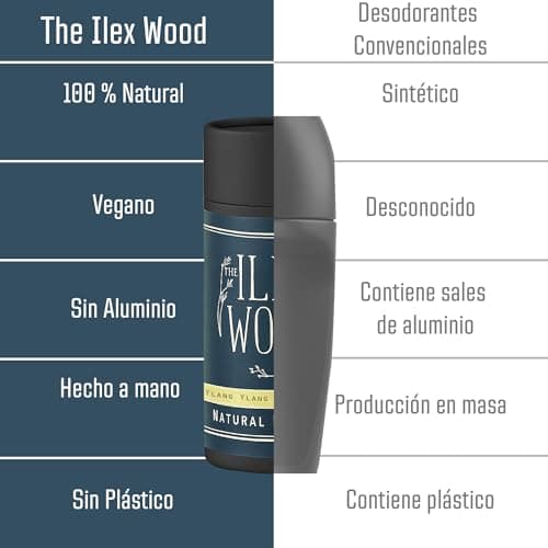 Detalle 2 de The Ilex Wood Desodorante natural 70 ml 💚