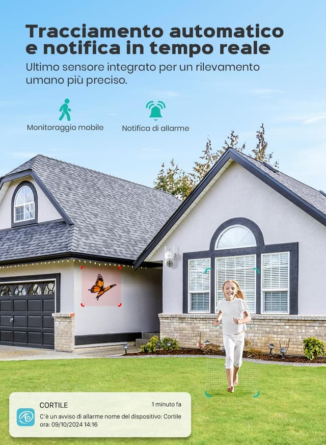 Thumbnail 4 de Reobiux 1080P Telecamera Wi‑Fi Esterno 2MP