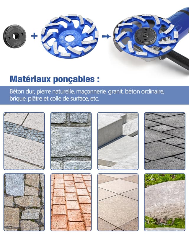 Detalle 2 de Lytool disque diamant 125 mm pour béton