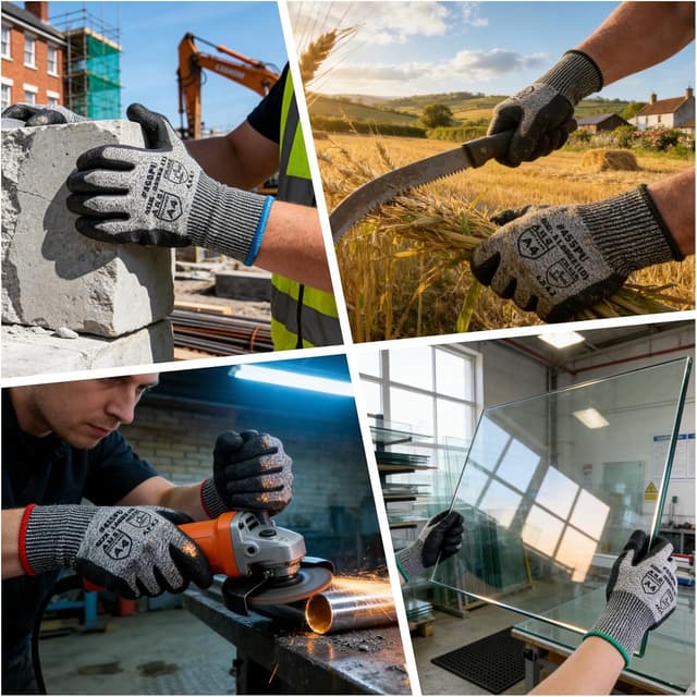 Thumbnail 4 de AovYoo Guanti Antitaglio Classe 5 per Lavoro