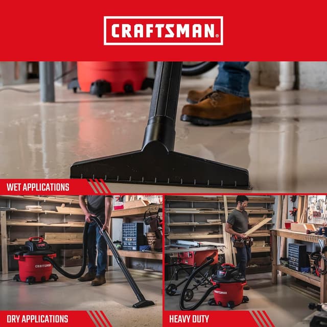 Detalle 2 de Craftsman CMXEVBE17595 6.5 Peak HP wet/dry vac