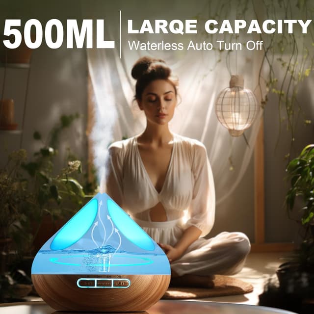 Thumbnail 4 de VitezTab Essential Oil Diffuser 500 ml — humidifier 🫧