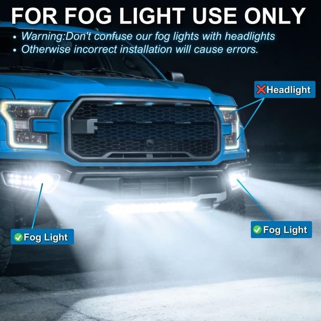 Thumbnail 6 de Marsauto 9005 8000LM 6000K LED Bulbs for Fog Lights