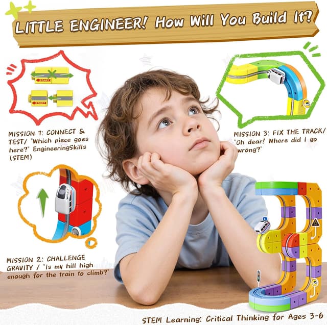 Detalle 1 de Track Fusion Train Set 48-piece track