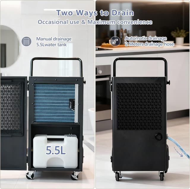 Thumbnail 5 de Katenpo Déshumidificateur Pro 90L/j pour grandes surfaces