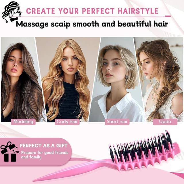 Thumbnail 5 de Zikenis Cepillo rizos Rosa 3.163