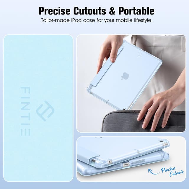 Thumbnail 6 de Fintie iPad Hülle 10,2 Zoll 9. Generation Blau