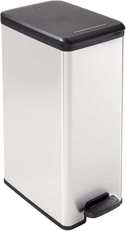 Imagen de Curver - Cubo de basura Slim 40 L con pedal 🗑 en OfertitasTOP