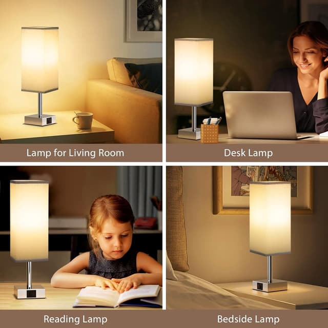 Thumbnail 5 de Aooshine Touch Bedside Lamps Set of 2