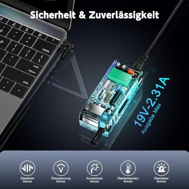 Thumbnail 4 de HP 45W Ladegerät 19,5V 2,31A