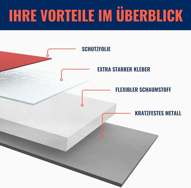 Thumbnail 3 de REORDA Metallband Grau selbstklebend 3 m