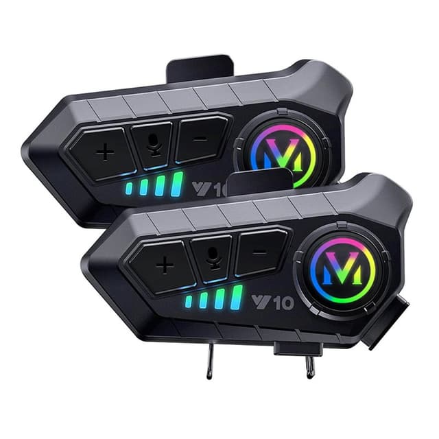 Thumbnail 3 de Klack Y10 Auriculares Bluetooth Intercom Moto IPX6 Hi-Fi (2 Uds.)