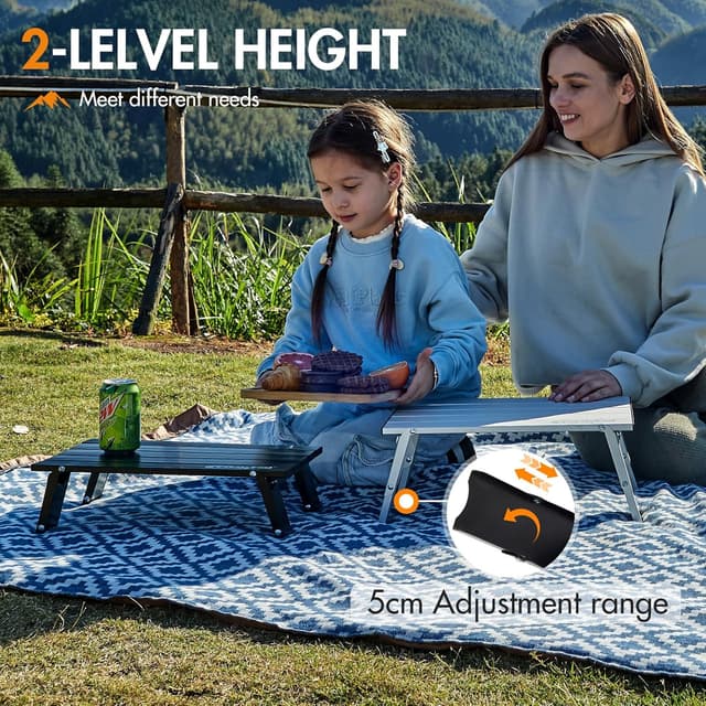 Thumbnail 3 de Portal Small Folding Camping Table 40x29x16cm