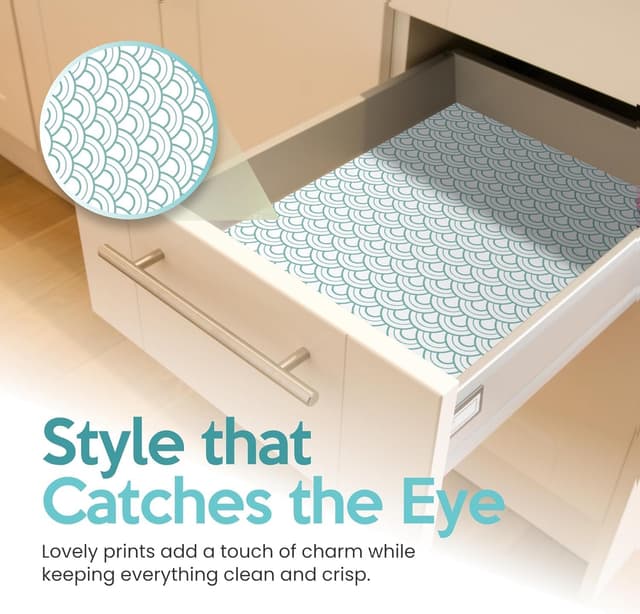 Thumbnail 6 de Fresh Linen Scented Drawer Liners (10 Large Sheets) – Non-adhesive drawer fresheners for wardrobes and shelves