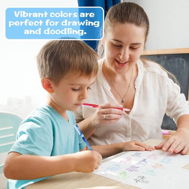 Detalle de OFFCUP Penne Gel Colorate 0,38 mm, set da 10 colori per scuola, appunti e decorazione