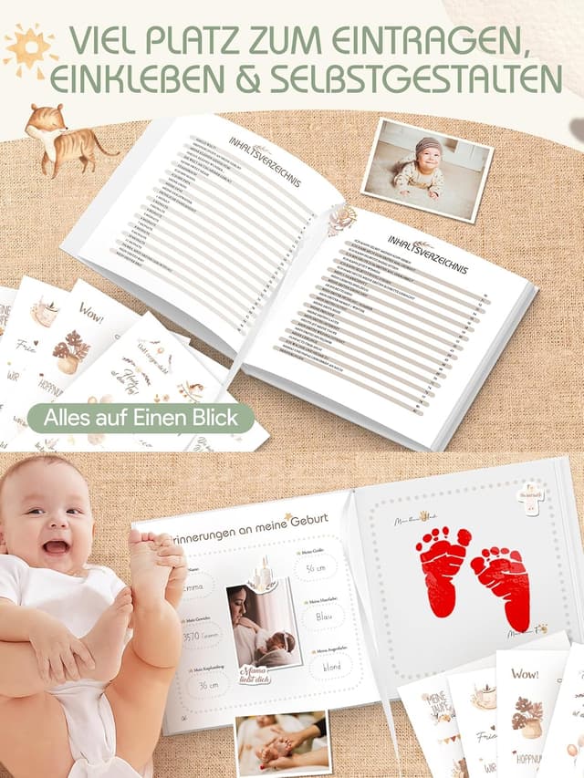 Thumbnail 4 de Mein erstes Jahr Babyalbum 84 Seiten