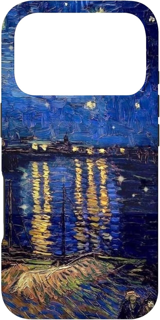 Detalle de Custodia iPhone 17 Pro con dipinto Van Gogh