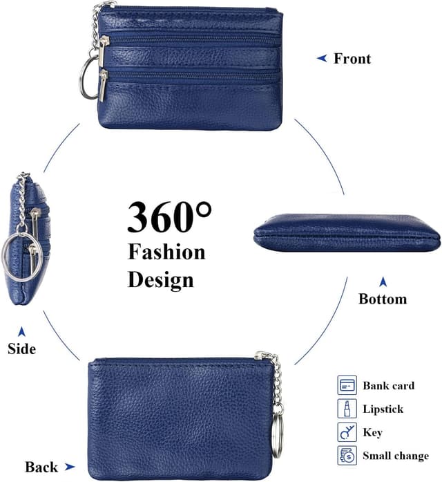 Detalle de Aucuu Portafoglio in Pelle Donna Mini portamonete