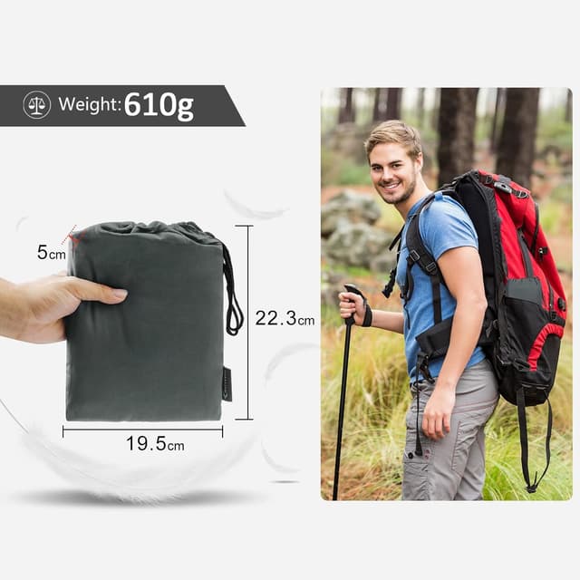 Thumbnail 6 de MYCARBON Travel Sleeping Bag Liner 220 x 95cm