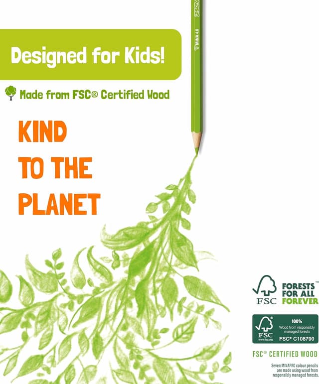 Thumbnail 5 de Seven Lot crayons de couleur 18 pièces MINA 4.0