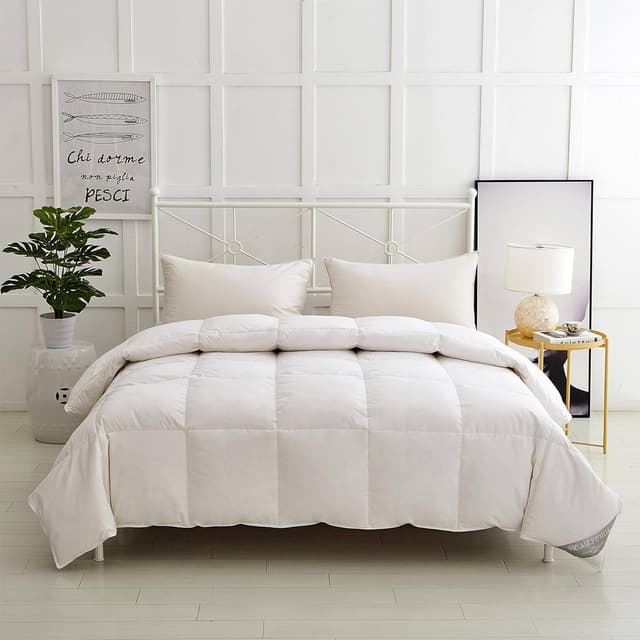 Detalle 2 de HOMEFOUCS King Size 13.5 Tog Goose Feather & Down Duvet