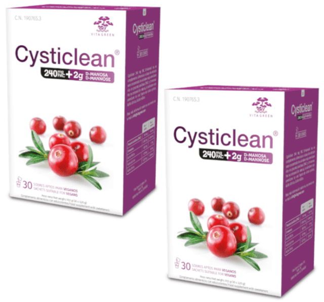 Detalle de Cysticlean D-Manosa 240mg Sachets 2x30 Sobres salud urinaria