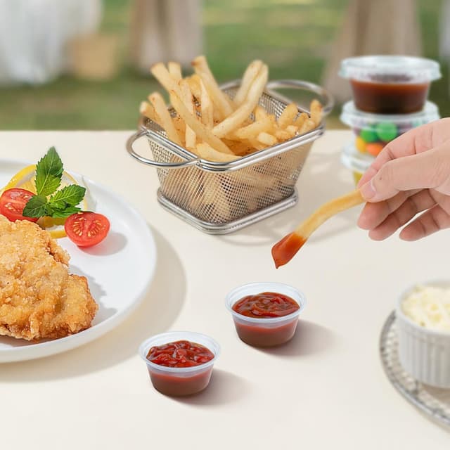 Thumbnail 4 de Dealusy 360 2 oz Jello Shot Cups with Lids