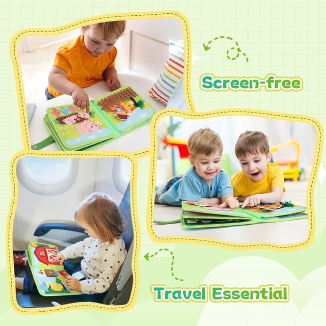 Detalle de Busy Board Montessori 25 in 1 Farm