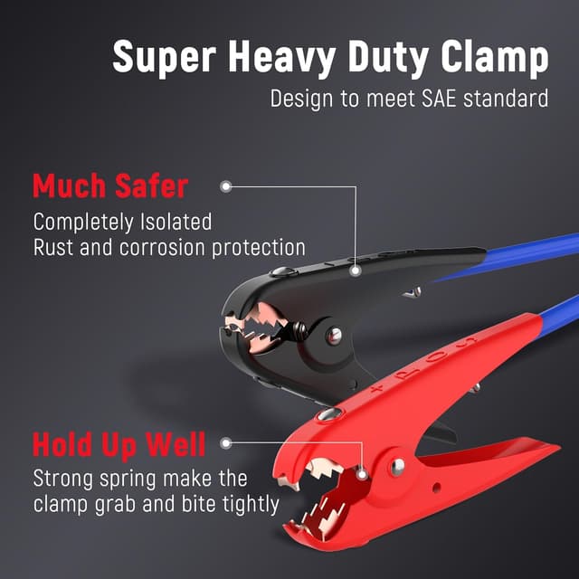 Detalle 2 de TOPDC Jumper Cables 30 ft 800A