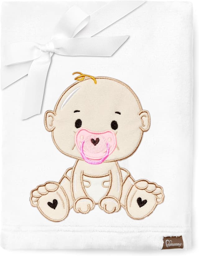 Thumbnail 6 de Be Mammy Coperta calda per bambini con peluche regalo e motivi 3D (Blu scuro - Giraffe)