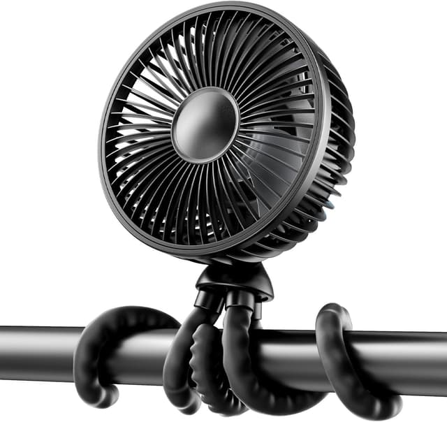 Detalle de gaiatop Oscillating Baby Stroller Fan 5.2"