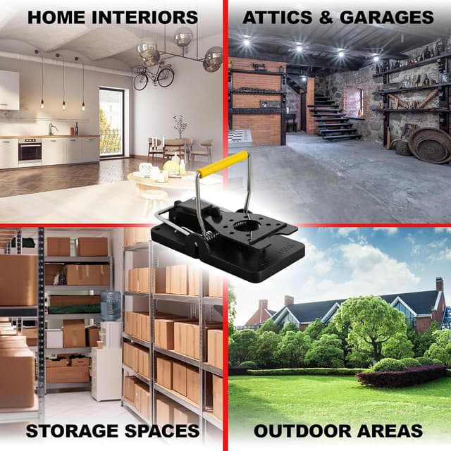 Thumbnail 6 de ROSHIELD 6 x Mouse Trap: Heavy Duty Reusable Trap 6 🤏