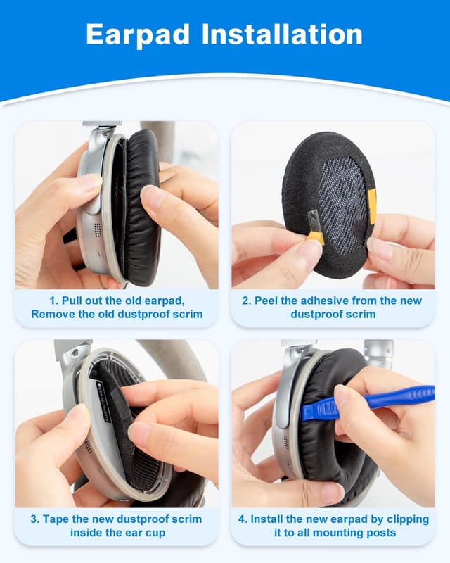 Thumbnail 5 de Link Dream QC35 II replacement earpads